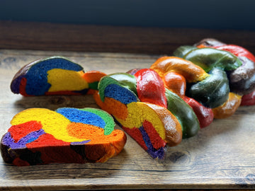 Braided Rainbow Challah